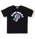 A BATHING APE BAPE KIDS RETRO PIXEL WINKING MILO TEE