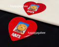 A BATHING APE Ladies' HEART ID MILO PHOTO TEE