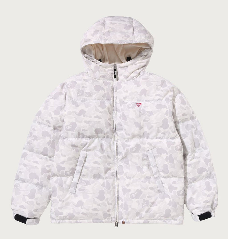A BATHING APE Ladies' SOLID CAMO DOWN JACKET