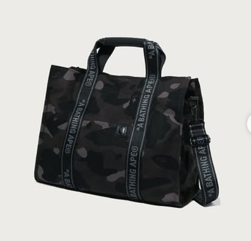 A BATHING APE COLOR CAMO 2WAY TOTE BAG