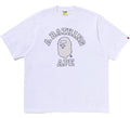A BATHING APE HAND DRAW OUTLINE COLLEGE RELAXED FIT TEE