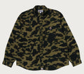 A BATHING APE 1ST CAMO ONE POINT RELAXED FIT LS SHIRT