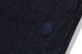A BATHING APE ONE POINT RELAXED FIT 13oz DENIM PANTS