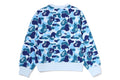 A BATHING APE Ladies' ABC CAMO COLLEGE CREWNECK SWEAT SHIRT