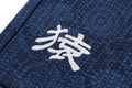 A BATHING APE JAPANESE INDIGO ART CAMO RELAXED FIT SWEAT SHORTS