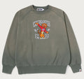 A BATHING APE WGM BEAST COLLEGE RELAXED FIT CREWNECK SWEAT SHIRT