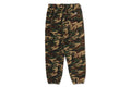 A BATHING APE GLITCH WOODLAND CAMO RELAXED FIT SWEAT PANTS
