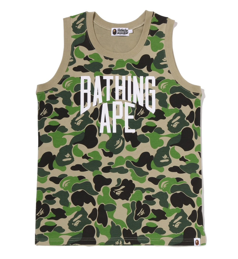 A BATHING APE ABC CAMO TANK TOP