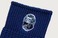 A BATHING APE COTTON WAFFLE CREW SOCKS