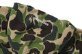 A BATHING APE ABC CAMO HEAVY WASHED CROPPED FIT ZIP HOODIE