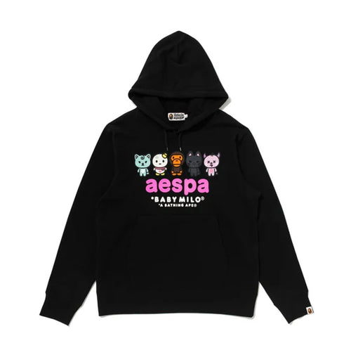 A BATHING APE BAPE x AESPA BABY MILO PULLOVER HOODIE
