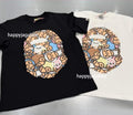 A BATHING APE Ladies' ALL BABY MILO MULTI BIG APE HEAD TEE