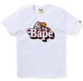 A BATHING APE Ladies' PASTEL COLOR CAMO SHARK MILO ON BAPE TEE - happyjagabee store