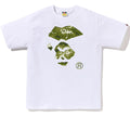 A BATHING APE MULTI PIXEL CAMO MAD APE FACE TEE