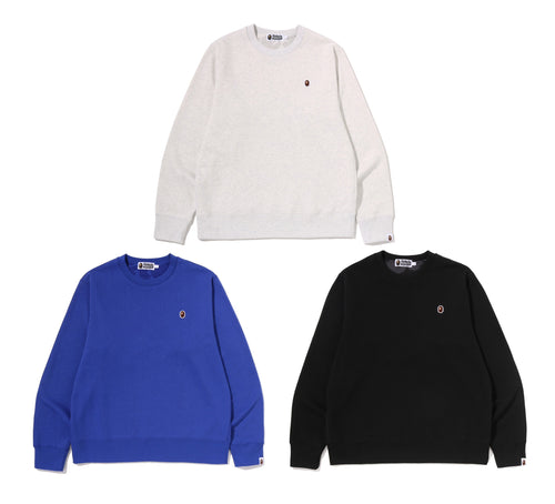 A BATHING APE ONE POINT CREWNECK