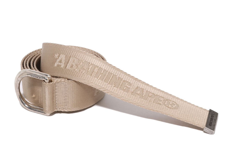 A BATHING APE BATHING APE LOGO JACQUARD NYLON BELT - happyjagabee store