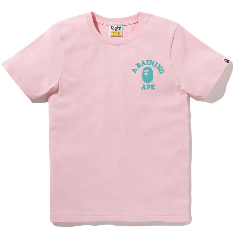 A BATHING APE Ladies' COLLEGE ONE POINT TEE