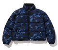 A BATHING APE Ladies' COLOR CAMO REVERSIBLE DOWN JACKET
