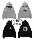 A BATHING APE BAPE STORE SHIBUYA FULL ZIP HOODIE SHIBUYA LIMITED