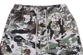 A BATHING APE HYBRID CAMO APE FACE LOGO RELAXED FIT SWEAT PANTS