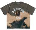 A BATHING APE TIE DYE COLLEGE RELAXED FIT TEE