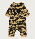 A BATHING APE BAPE KIDS 1ST CAMO ONE POINT ROMPERS