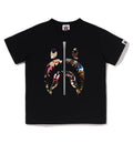 A BATHING APE BAPE KIDS HYBRID CAMO SHARK TEE