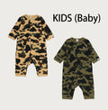 A BATHING APE BAPE KIDS 1ST CAMO ONE POINT ROMPERS