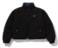 A BATHING APE Ladies' COLOR CAMO REVERSIBLE DOWN JACKET