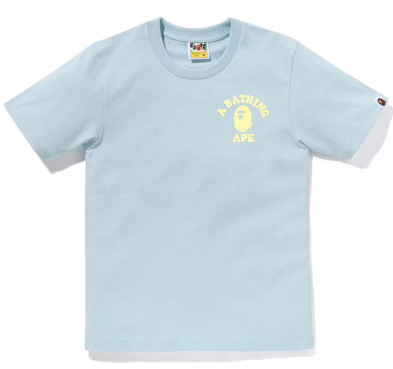 A BATHING APE Ladies' COLLEGE ONE POINT TEE