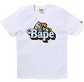 A BATHING APE Ladies' PASTEL COLOR CAMO SHARK MILO ON BAPE TEE - happyjagabee store