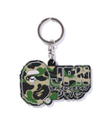 A BATHING APE ABC CAMO JAPAN RUBBER KEYCHAIN
