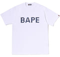 A BATHING APE RHINESTONE LOGO TEE