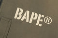 A BATHING APE BAPE SWEAT BOMBER JACKET
