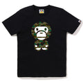 A BATHING APE Ladies' 1ST CAMO BIG BABY MILO TEE