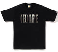 A BATHING APE BAPE CHECK (B)APE LOGO TEE