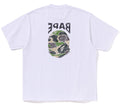 A BATHING APE ABC CAMO HAND DRAW APE HEAD RELAXED FIT TEE