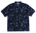A BATHING APE COLOR CAMO ONE POINT RELAXED FIT POLO