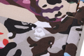 A BATHING APE HYBRID CAMO APE FACE LOGO RELAXED FIT SWEAT PANTS