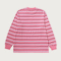 A BATHING APE ONE POINT STRIPE RELAXED FIT LS TEE