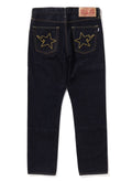 A BATHING APE STA REGULAR FIT 13 OZ DENIM PANTS