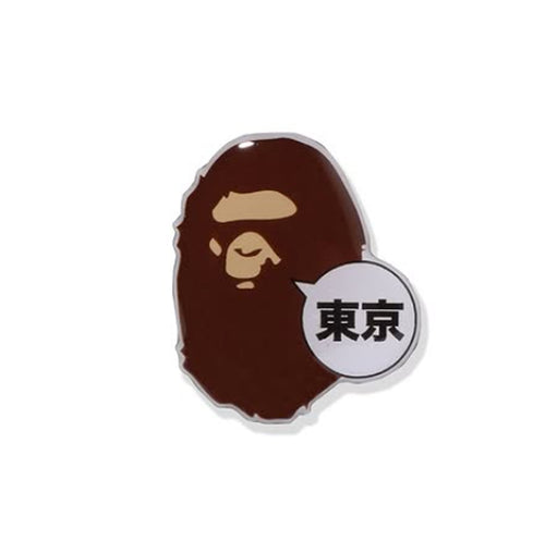 A BATHING APE TOKYO APE HEAD PINS ( TOKYO Limited )