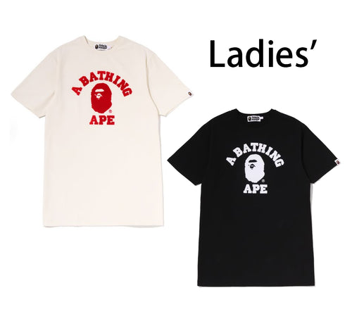 A BATHING APE Ladies' COLLEGE TEE DRESS