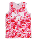 A BATHING APE ABC CAMO TANK TOP