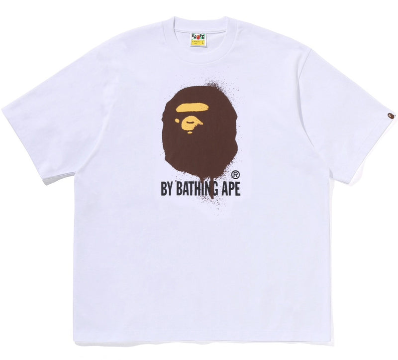 A BATHING APE SPRAY PRINT BY BATHING APE RELAXED FIT TEE