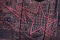 A BATHING APE Ladies' PAISLEY PATTERN DENIM BOXY CROPPED JACKET