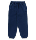 A BATHING APE APE HEAD ONE POINT INDIGO SWEAT PANTS