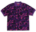 A BATHING APE COLOR CAMO ONE POINT RELAXED FIT POLO
