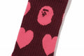 A BATHING APE Ladies' I LOVE BAPE MONOGRAM SOCKS