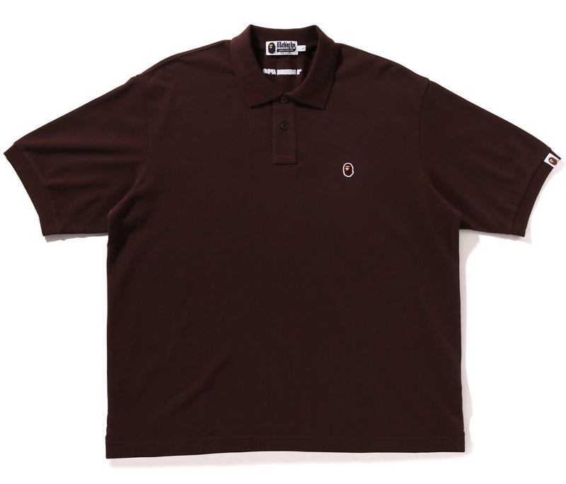 A BATHING APE ONE POINT RELAXED FIT POLO SHIRT